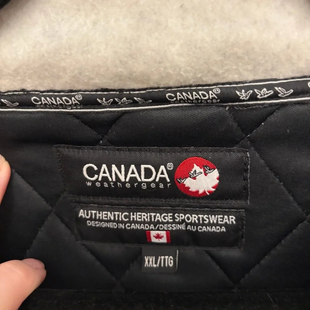 NWT Canada Weather Gear Men's Quilted Snap Placket 1/4 Zip - XLL